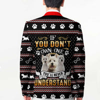 West Highland White Terrier Christmas Blazer Xmas Holiday Patterns - Wonder Print Shop