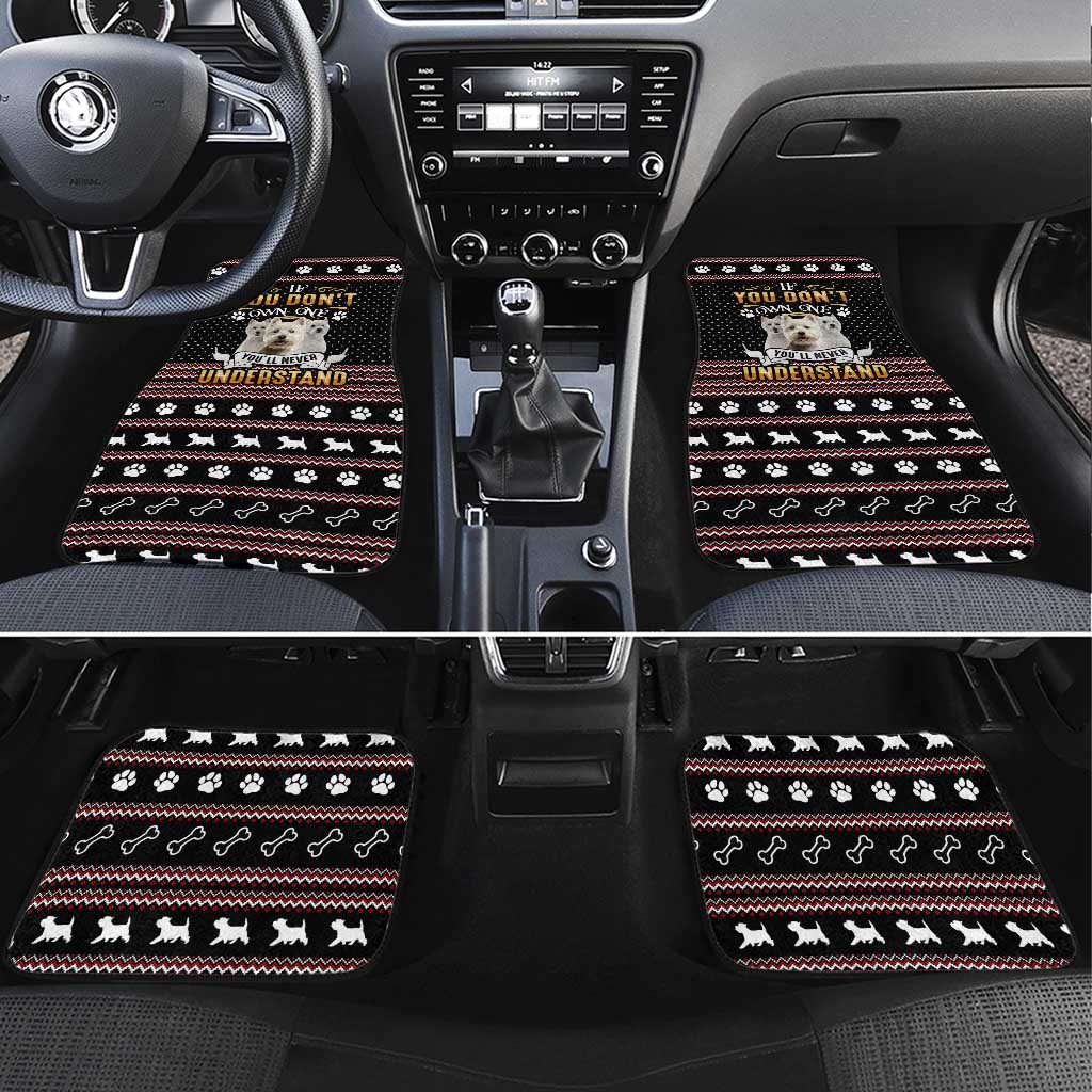 West Highland White Terrier Christmas Car Mats Xmas Holiday Patterns - Wonder Print Shop