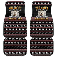 West Highland White Terrier Christmas Car Mats Xmas Holiday Patterns - Wonder Print Shop