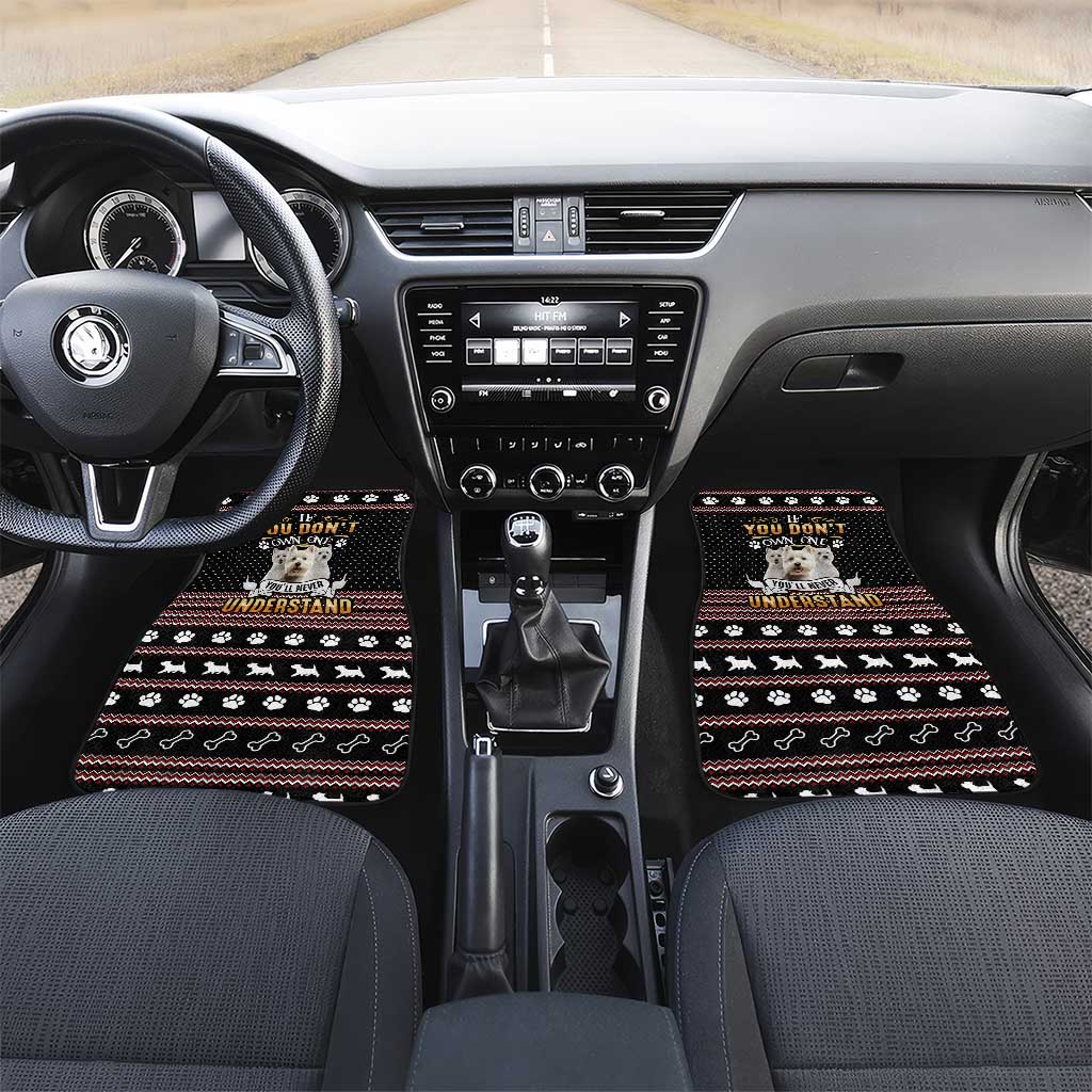 West Highland White Terrier Christmas Car Mats Xmas Holiday Patterns - Wonder Print Shop