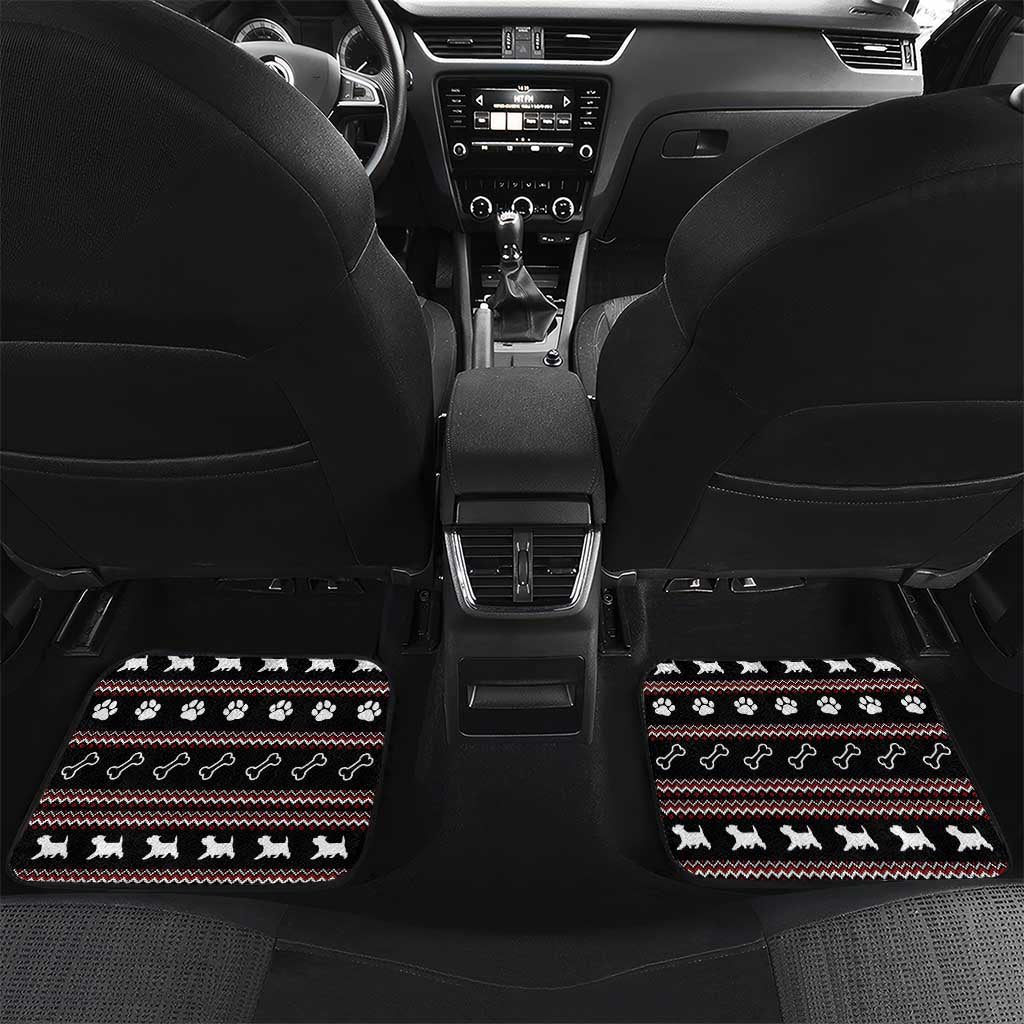 West Highland White Terrier Christmas Car Mats Xmas Holiday Patterns - Wonder Print Shop
