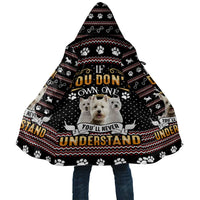 West Highland White Terrier Christmas Cloak Xmas Holiday Patterns - Wonder Print Shop