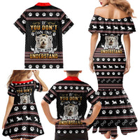 West Highland White Terrier Christmas Family Matching Mermaid Dress and Hawaiian Shirt Xmas Holiday Patterns - Wonder Print Shop
