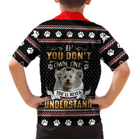 West Highland White Terrier Christmas Family Matching Off Shoulder Maxi Dress and Hawaiian Shirt Xmas Holiday Patterns - Wonder Print Shop