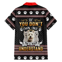 West Highland White Terrier Christmas Family Matching Off Shoulder Maxi Dress and Hawaiian Shirt Xmas Holiday Patterns - Wonder Print Shop