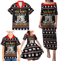 West Highland White Terrier Christmas Family Matching Puletasi and Hawaiian Shirt Xmas Holiday Patterns - Wonder Print Shop