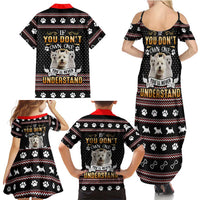 West Highland White Terrier Christmas Family Matching Summer Maxi Dress and Hawaiian Shirt Xmas Holiday Patterns - Wonder Print Shop