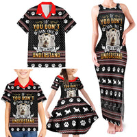 West Highland White Terrier Christmas Family Matching Tank Maxi Dress and Hawaiian Shirt Xmas Holiday Patterns - Wonder Print Shop