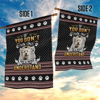 West Highland White Terrier Christmas Garden Flag Xmas Holiday Patterns - Wonder Print Shop