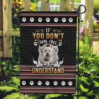 West Highland White Terrier Christmas Garden Flag Xmas Holiday Patterns - Wonder Print Shop
