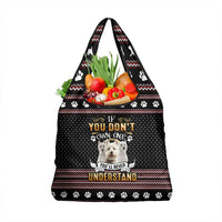 West Highland White Terrier Christmas Grocery Bag Xmas Holiday Patterns - Wonder Print Shop