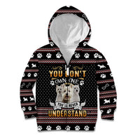 West Highland White Terrier Christmas Kid Hoodie Xmas Holiday Patterns - Wonder Print Shop