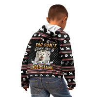 West Highland White Terrier Christmas Kid Hoodie Xmas Holiday Patterns - Wonder Print Shop