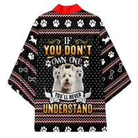 West Highland White Terrier Christmas Kimono Xmas Holiday Patterns - Wonder Print Shop