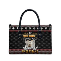 West Highland White Terrier Christmas Leather Bag Xmas Holiday Patterns - Wonder Print Shop