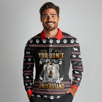 West Highland White Terrier Christmas Long Sleeve Polo Shirt Xmas Holiday Patterns - Wonder Print Shop