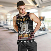 West Highland White Terrier Christmas Men Tank Top Xmas Holiday Patterns - Wonder Print Shop