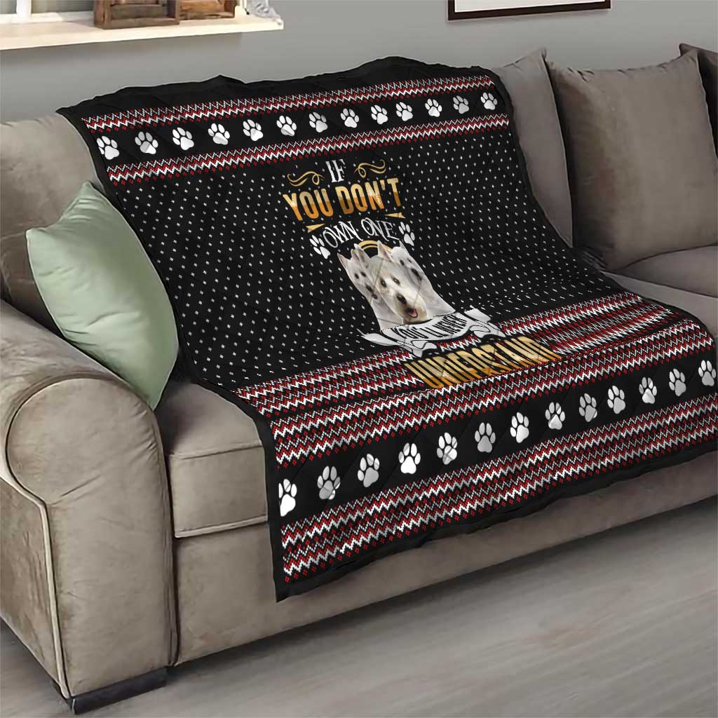 West Highland White Terrier Christmas Quilt Xmas Holiday Patterns - Wonder Print Shop