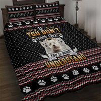 West Highland White Terrier Christmas Quilt Bed Set Xmas Holiday Patterns - Wonder Print Shop