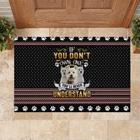 West Highland White Terrier Christmas Rubber Doormat Xmas Holiday Patterns - Wonder Print Shop