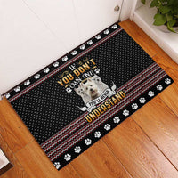 West Highland White Terrier Christmas Rubber Doormat Xmas Holiday Patterns - Wonder Print Shop