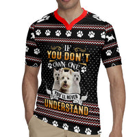 West Highland White Terrier Christmas Rugby Jersey Xmas Holiday Patterns - Wonder Print Shop
