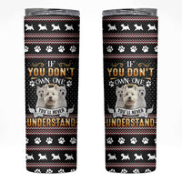 West Highland White Terrier Christmas Skinny Tumbler Xmas Holiday Patterns - Wonder Print Shop