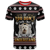 West Highland White Terrier Christmas T Shirt Xmas Holiday Patterns - Wonder Print Shop