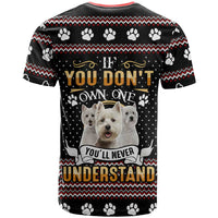 West Highland White Terrier Christmas T Shirt Xmas Holiday Patterns - Wonder Print Shop