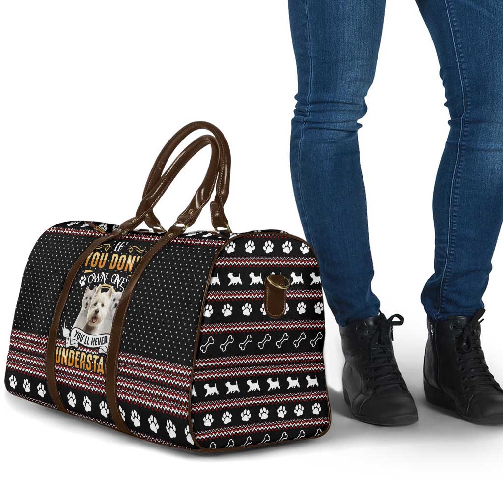 West Highland White Terrier Christmas Travel Bag Xmas Holiday Patterns - Wonder Print Shop
