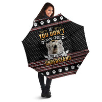 West Highland White Terrier Christmas Umbrella Xmas Holiday Patterns - Wonder Print Shop