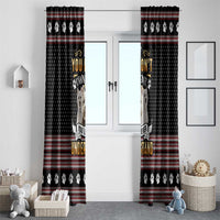 West Highland White Terrier Christmas Window Curtain Xmas Holiday Patterns - Wonder Print Shop