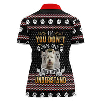 West Highland White Terrier Christmas Women Polo Shirt Xmas Holiday Patterns - Wonder Print Shop