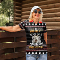 West Highland White Terrier Christmas Women Polo Shirt Xmas Holiday Patterns - Wonder Print Shop