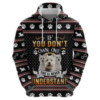 West Highland White Terrier Christmas Zip Hoodie Xmas Holiday Patterns - Wonder Print Shop