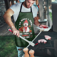 West Highland White Terrier Christmas Apron Xmas Holiday Patterns - Wonder Print Shop