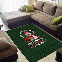 West Highland White Terrier Christmas Area Rug Xmas Holiday Patterns - Wonder Print Shop