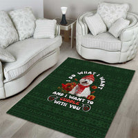 West Highland White Terrier Christmas Area Rug Xmas Holiday Patterns - Wonder Print Shop
