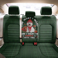 West Highland White Terrier Christmas Back Car Seat Cover Xmas Holiday Patterns - Wonder Print Shop