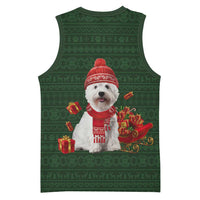 West Highland White Terrier Christmas Basketball Jersey Xmas Holiday Patterns - Wonder Print Shop