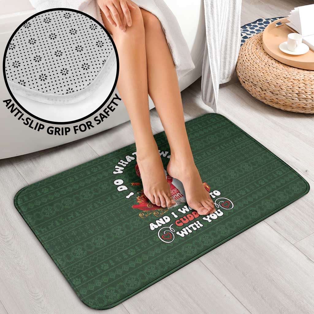 West Highland White Terrier Christmas Bathroom Set Xmas Holiday Patterns - Wonder Print Shop