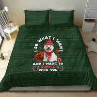 West Highland White Terrier Christmas Bedding Set Xmas Holiday Patterns - Wonder Print Shop