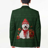 West Highland White Terrier Christmas Blazer Xmas Holiday Patterns - Wonder Print Shop