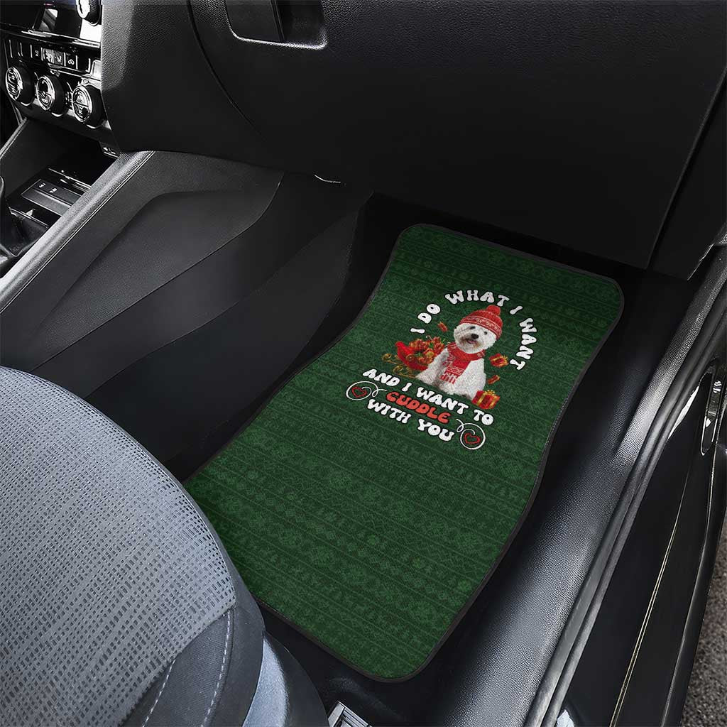 West Highland White Terrier Christmas Car Mats Xmas Holiday Patterns - Wonder Print Shop