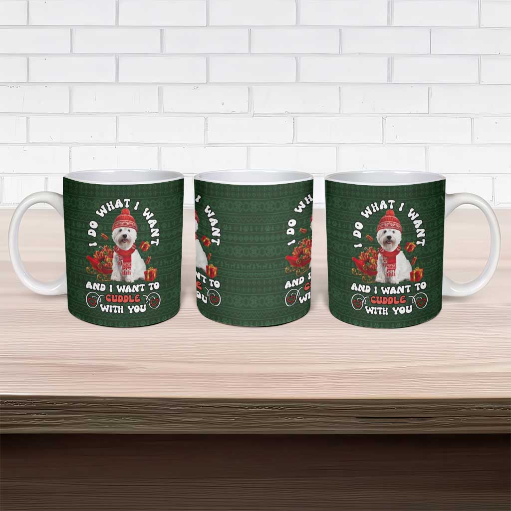 West Highland White Terrier Christmas Ceramic Mug Xmas Holiday Patterns - Wonder Print Shop