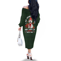 West Highland White Terrier Christmas Family Matching Off The Shoulder Long Sleeve Dress and Hawaiian Shirt Xmas Holiday Patterns - Wonder Print Shop