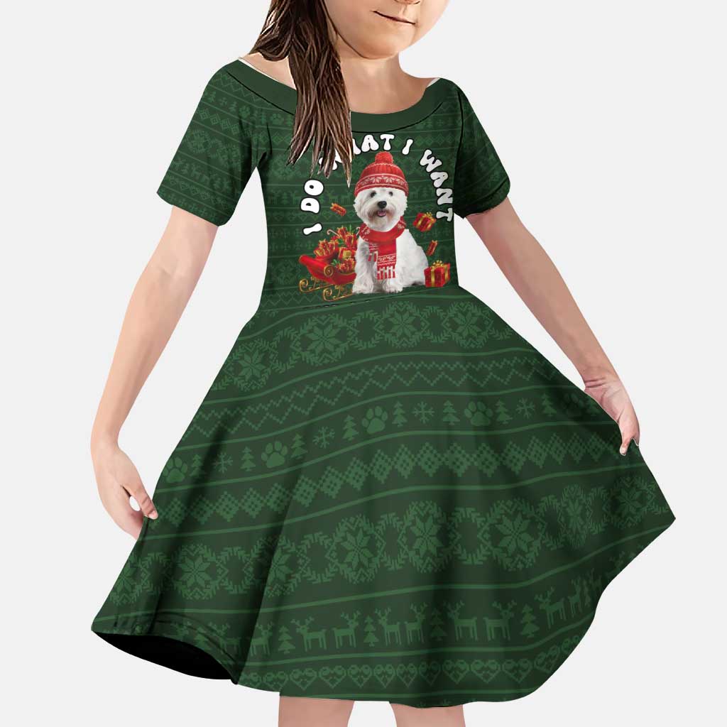 West Highland White Terrier Christmas Family Matching Puletasi and Hawaiian Shirt Xmas Holiday Patterns - Wonder Print Shop