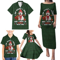 West Highland White Terrier Christmas Family Matching Puletasi and Hawaiian Shirt Xmas Holiday Patterns - Wonder Print Shop
