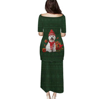 West Highland White Terrier Christmas Family Matching Puletasi and Hawaiian Shirt Xmas Holiday Patterns - Wonder Print Shop