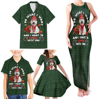 West Highland White Terrier Christmas Family Matching Tank Maxi Dress and Hawaiian Shirt Xmas Holiday Patterns - Wonder Print Shop